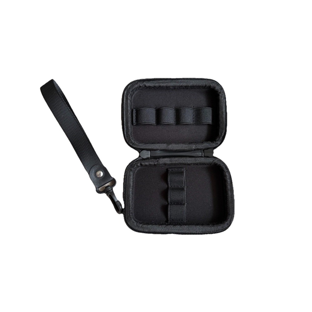 Black Hard Shell Case Small Electronics or Accessories Carrying Case‎
